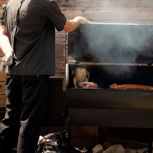 Bear Mountain 20 Pound Gourmet Blend All Natural Hardwood Wood, Smoker Wood Pellets, Pellets BBQ for Pellet Smokers Gas Charcoal and Electric Grills - USA Made Clean Smoke BBQ Pellets